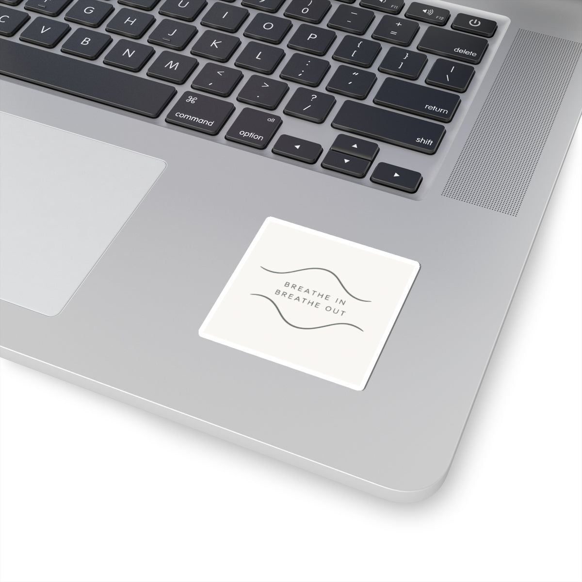 Breathe In / Breathe Out Stickers – Minimalist Design
