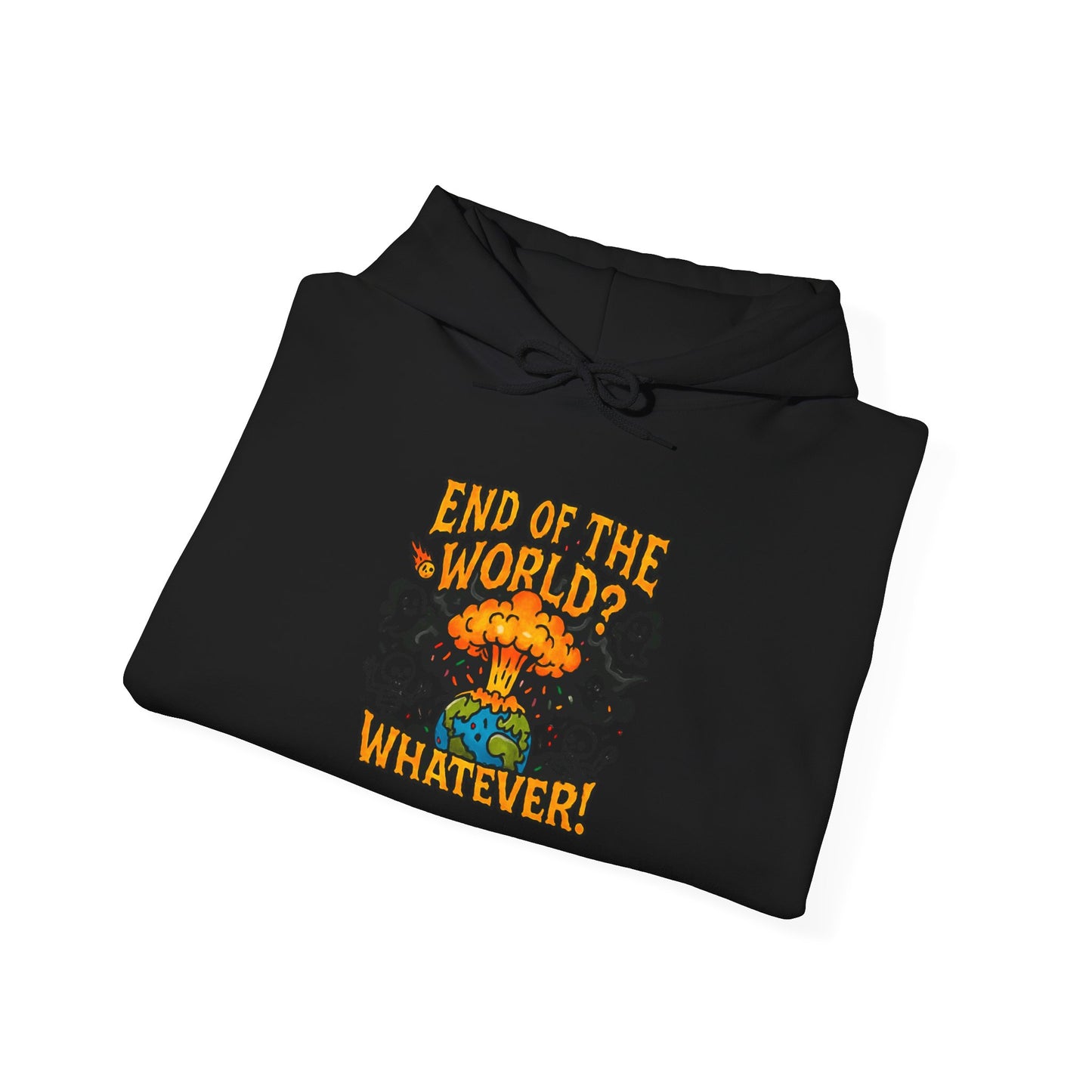 DailyVibeWear End of the World Hoodie – Graphic Streetwear - dailyvibewear