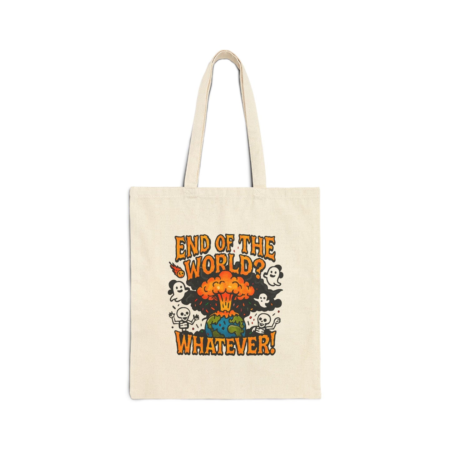 DailyVibeWear End of the World Tote – Aesthetic Streetwear - dailyvibewear