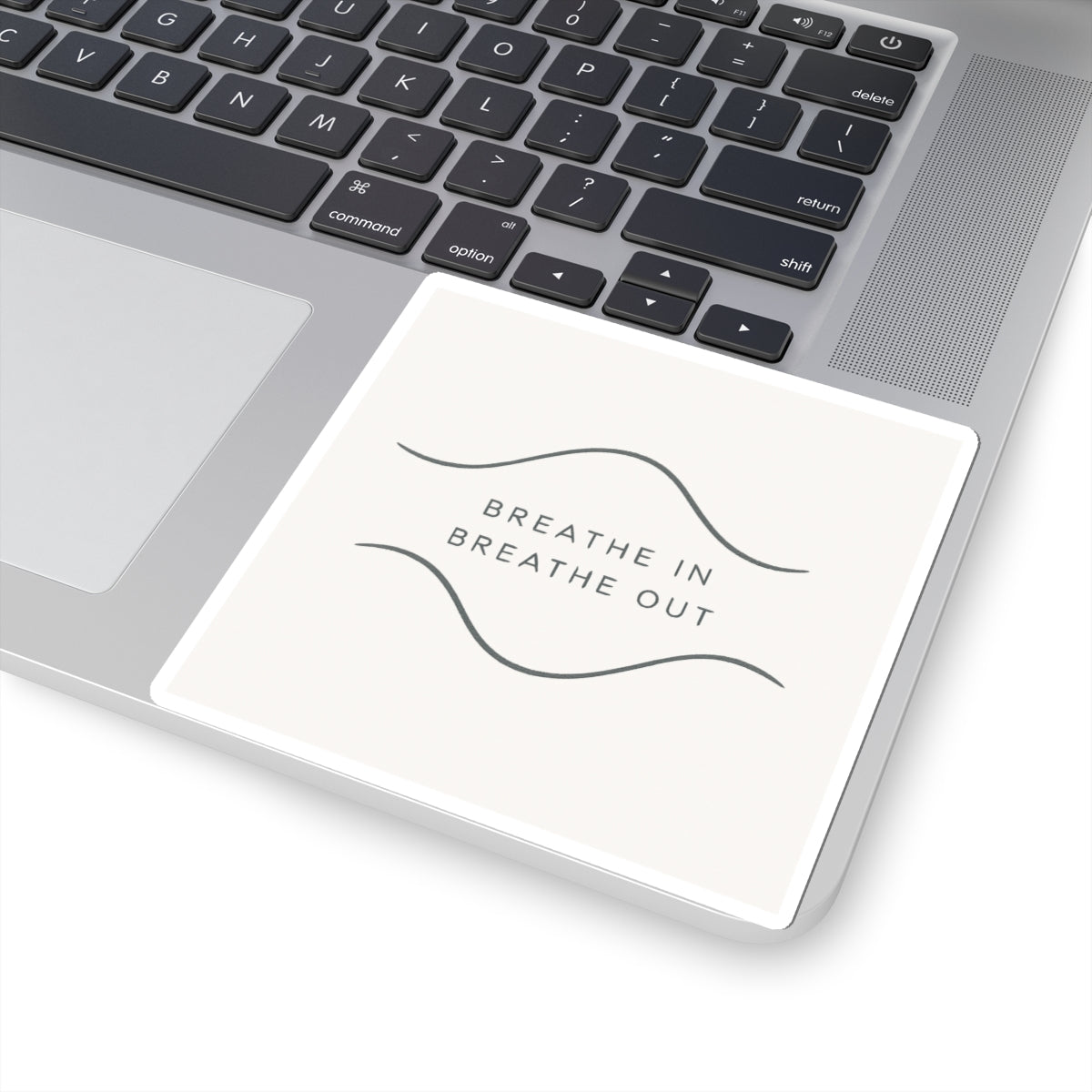 Breathe In / Breathe Out Stickers – Minimalist Design