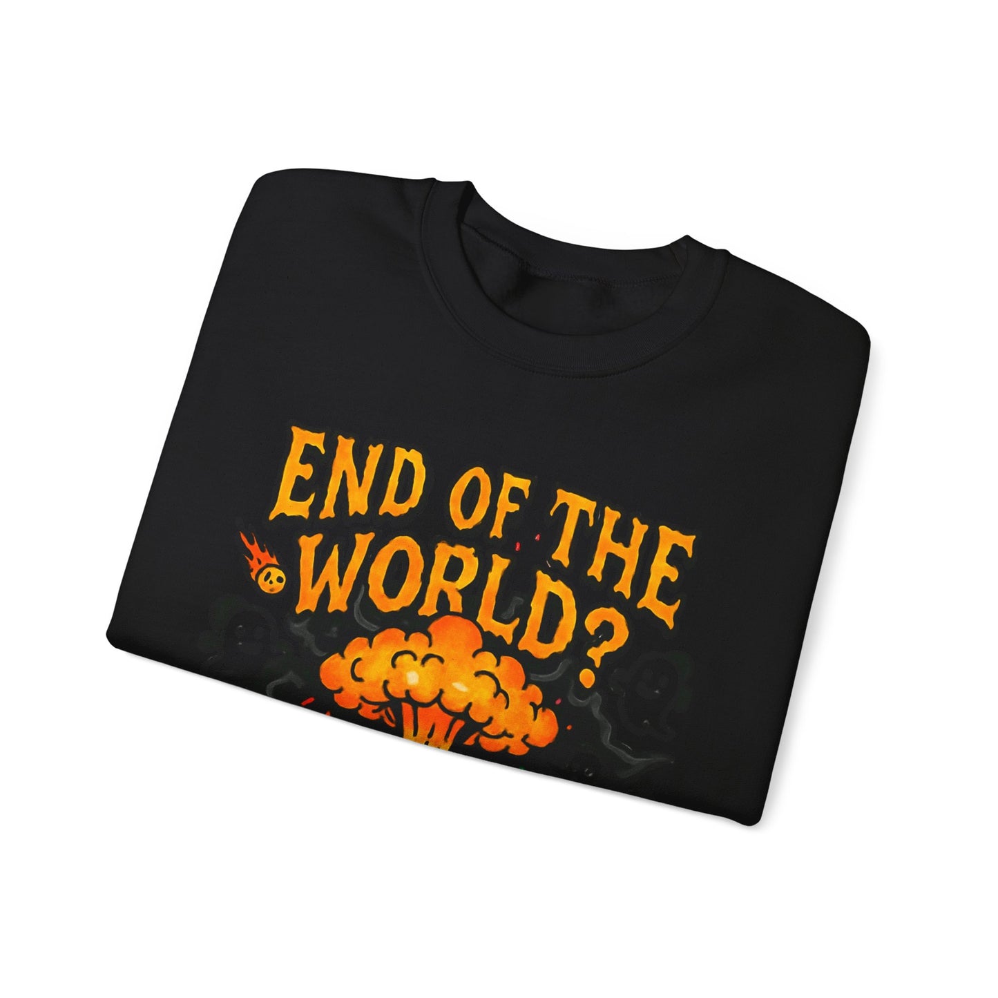 DailyVibeWear End of the World Crewneck – Graphic Streetwear - dailyvibewear