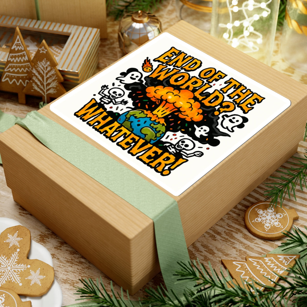 DailyVibeWear End of the World Stickers – Graphic Pack - dailyvibewear