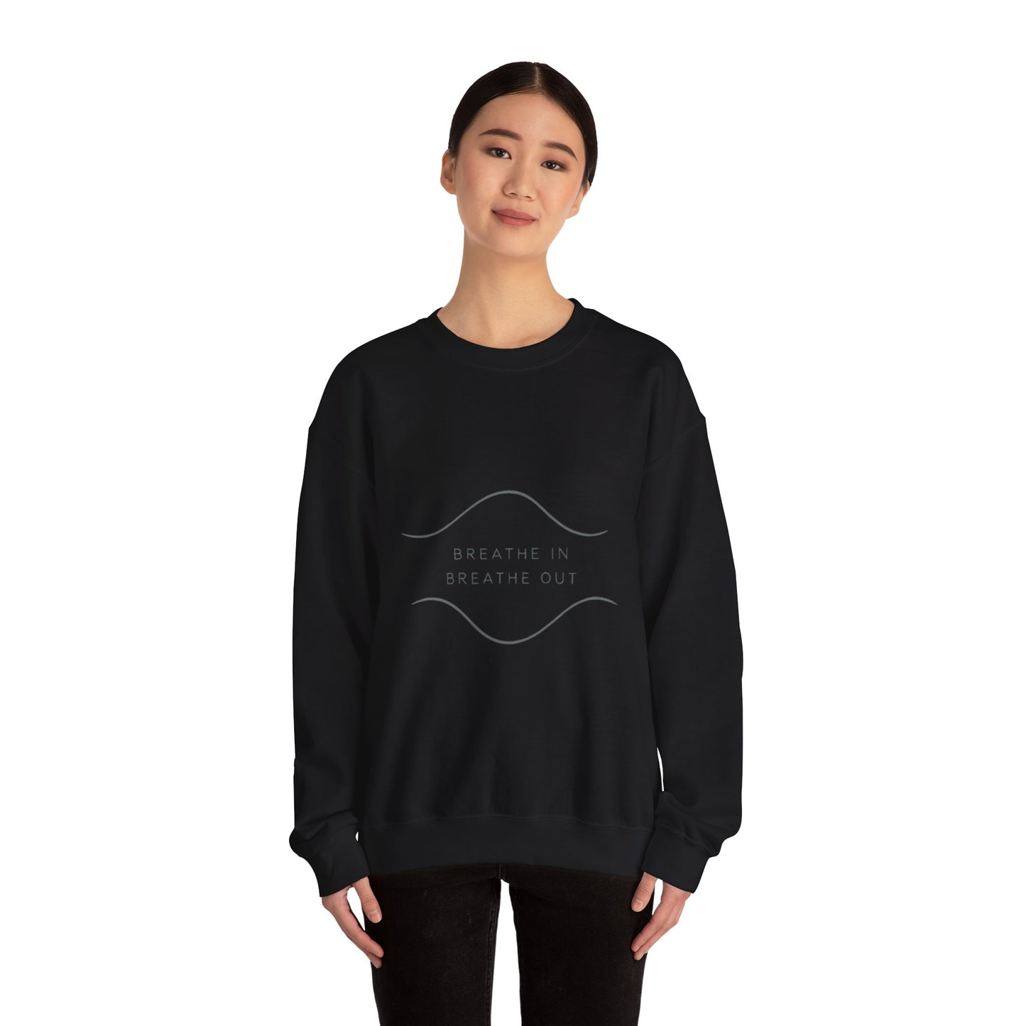 Breathe In / Breathe Out Crewneck – Minimalist Streetwear