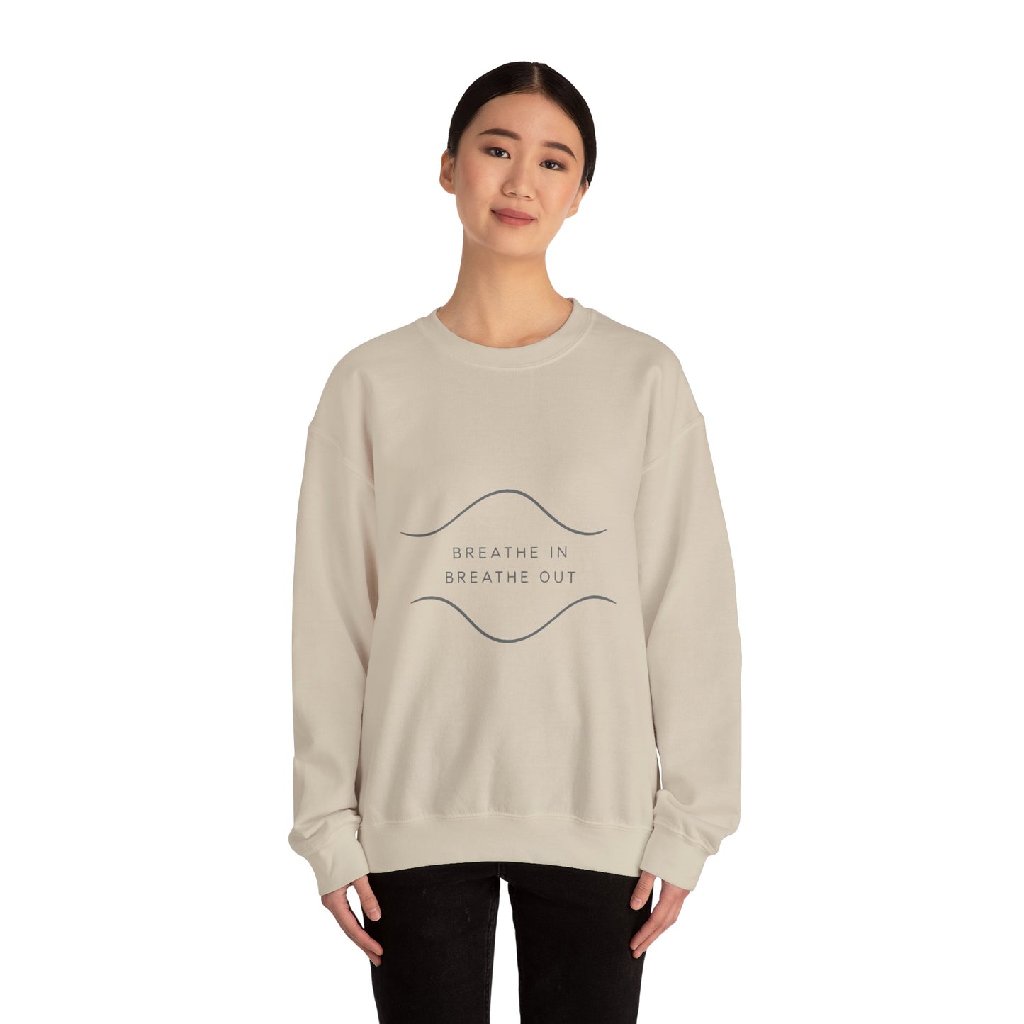 Breathe In / Breathe Out Crewneck – Minimalist Streetwear
