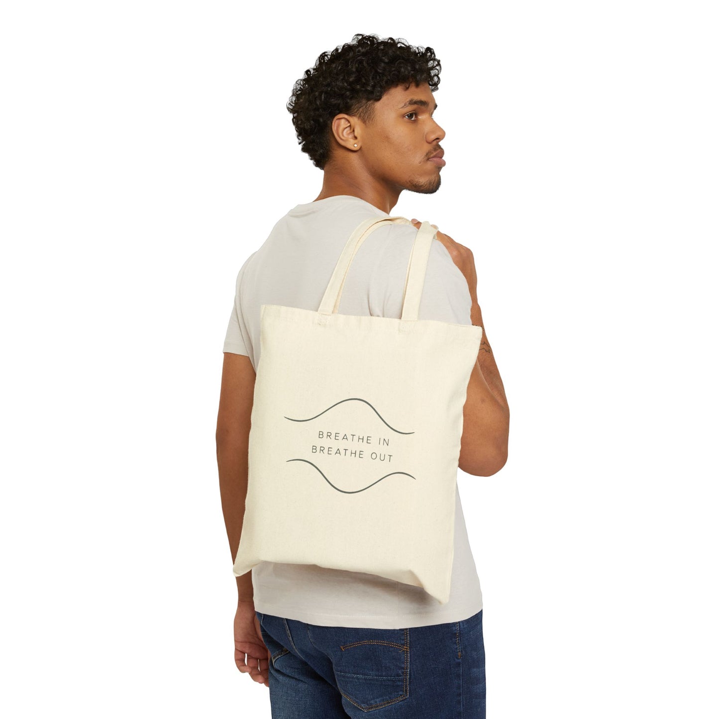 Breathe In / Breathe Out Tote – Minimalist Streetwear
