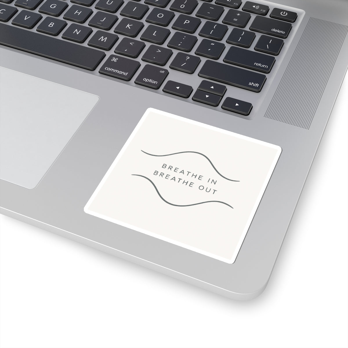 Breathe In / Breathe Out Stickers – Minimalist Design