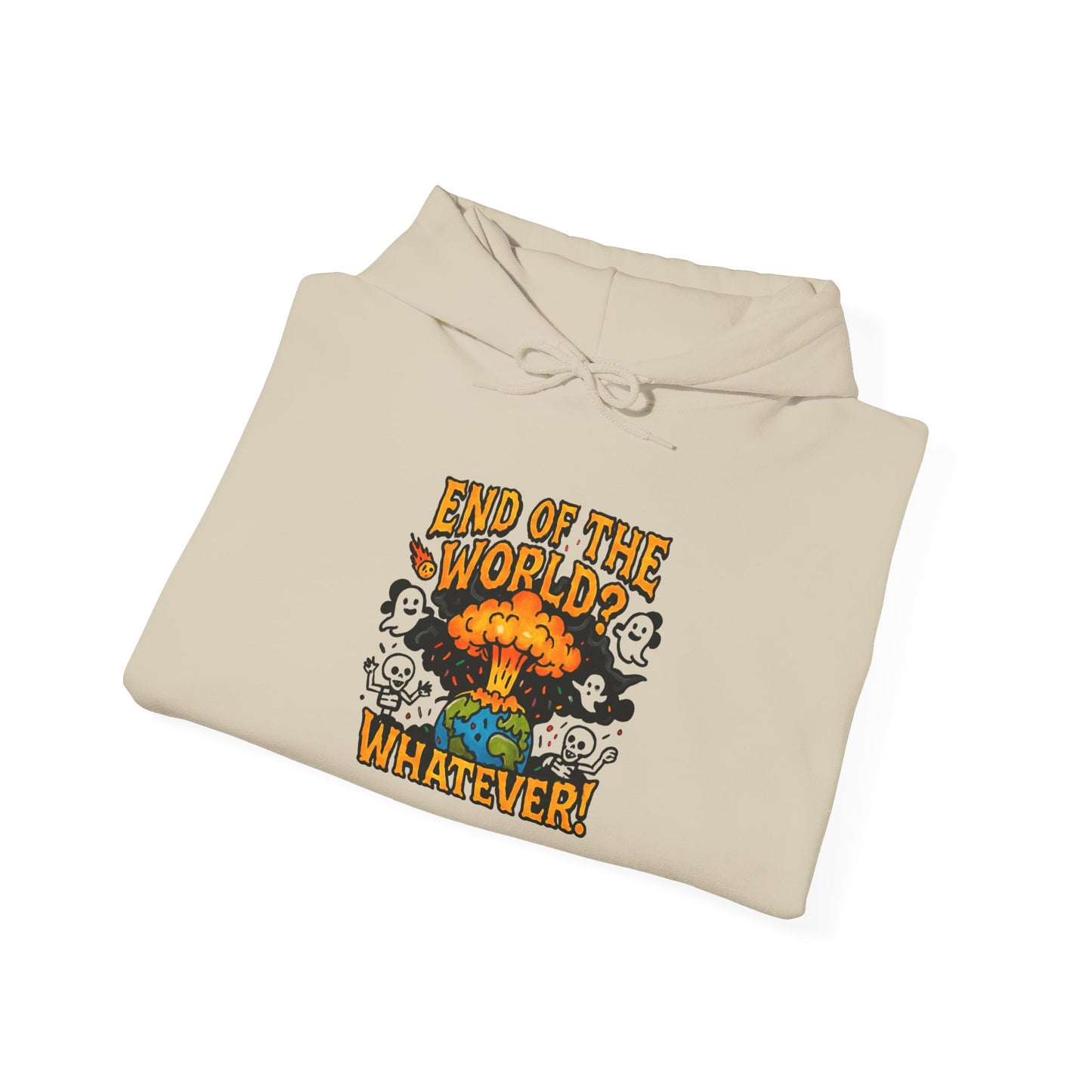 DailyVibeWear End of the World Hoodie – Graphic Streetwear - dailyvibewear
