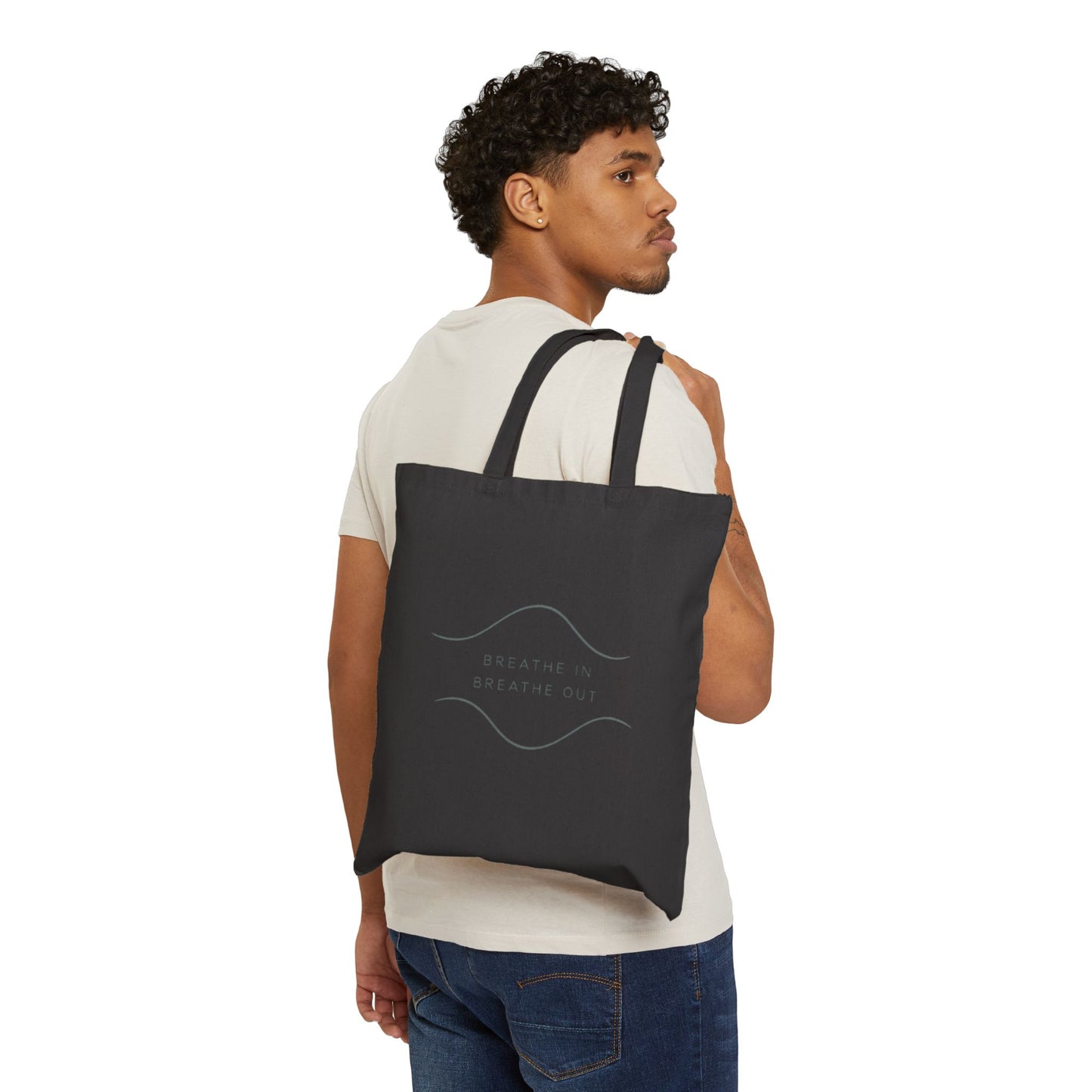 Breathe In / Breathe Out Tote – Minimalist Streetwear