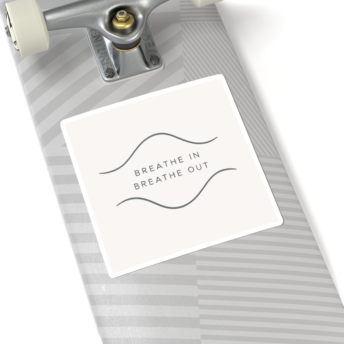 Breathe In / Breathe Out Stickers – Minimalist Design