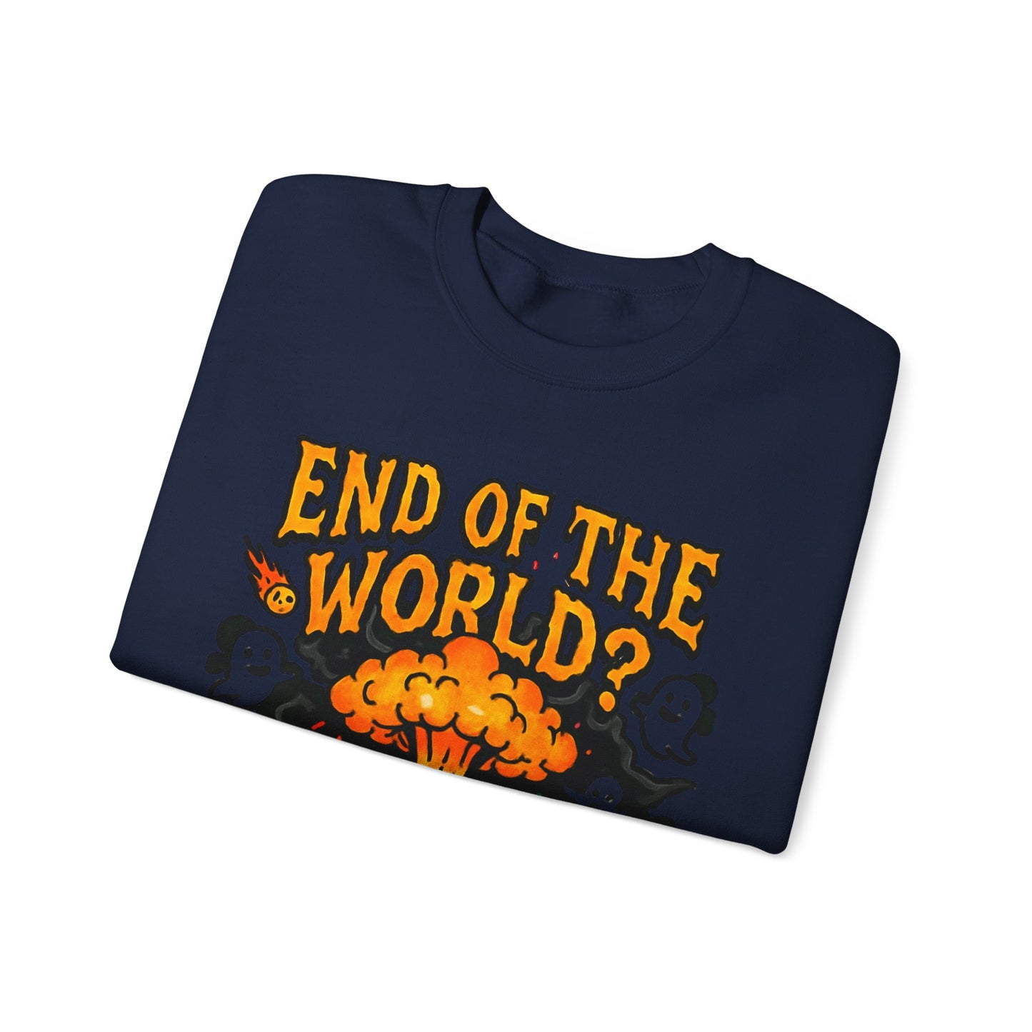 DailyVibeWear End of the World Crewneck – Graphic Streetwear - dailyvibewear