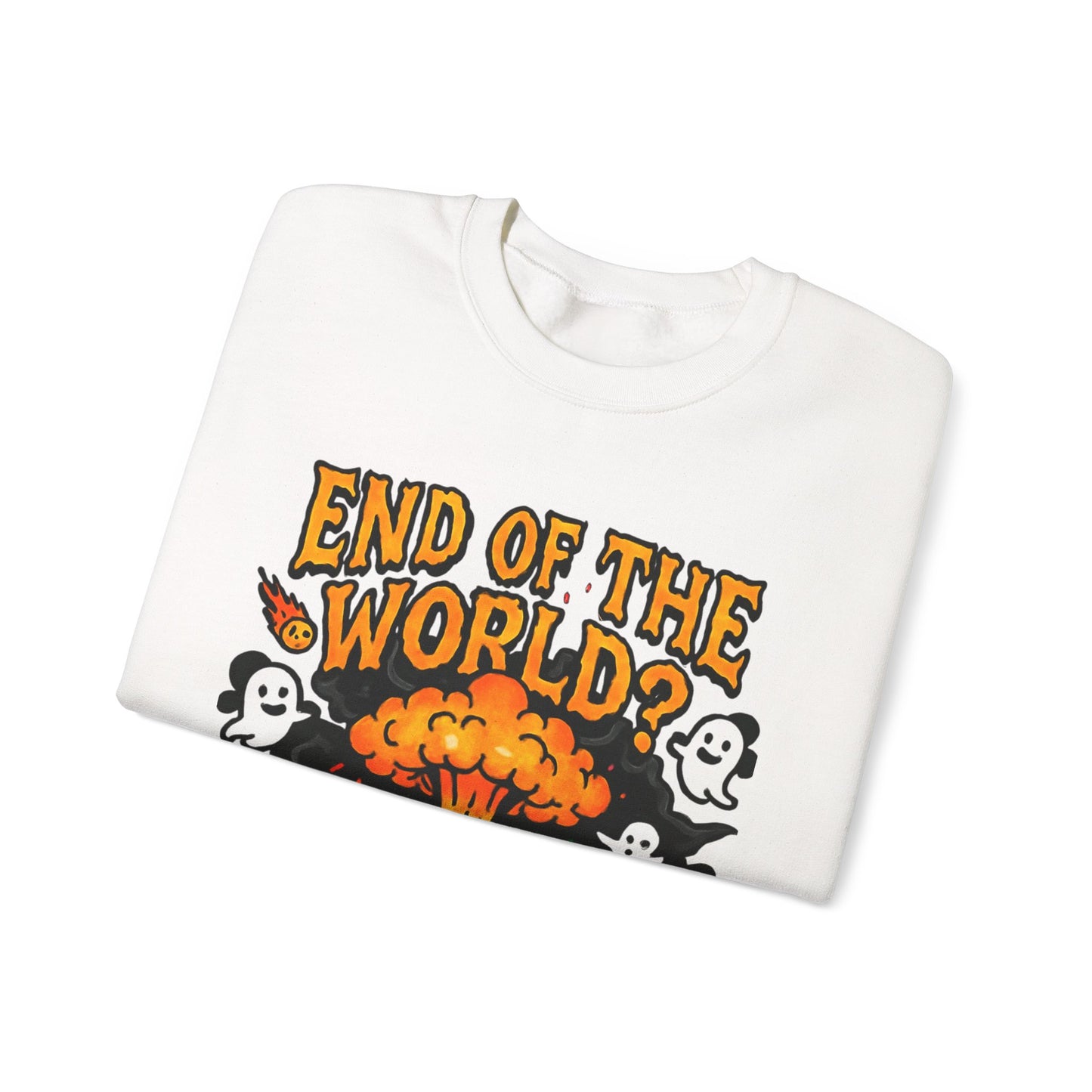 DailyVibeWear End of the World Crewneck – Graphic Streetwear - dailyvibewear