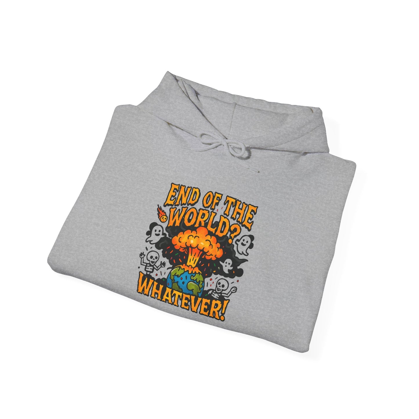 DailyVibeWear End of the World Hoodie – Graphic Streetwear - dailyvibewear