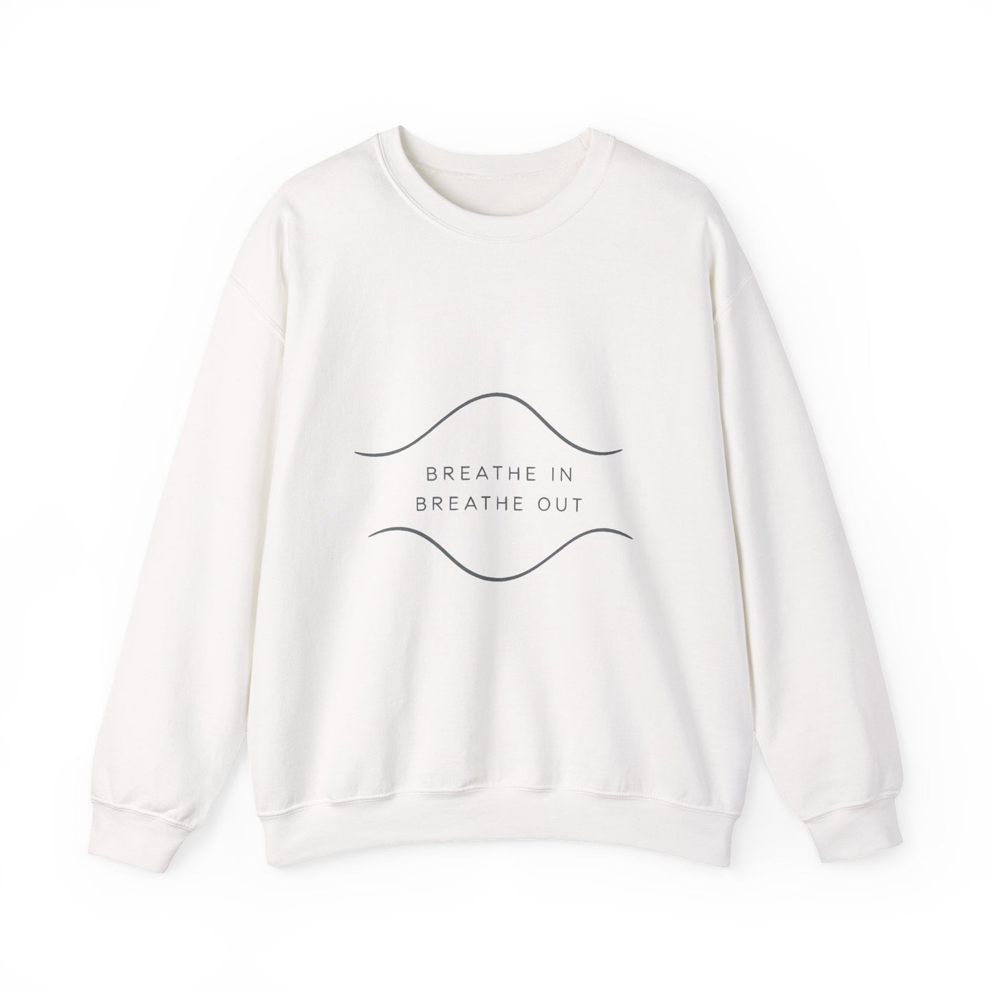 Breathe In / Breathe Out Crewneck – Minimalist Streetwear