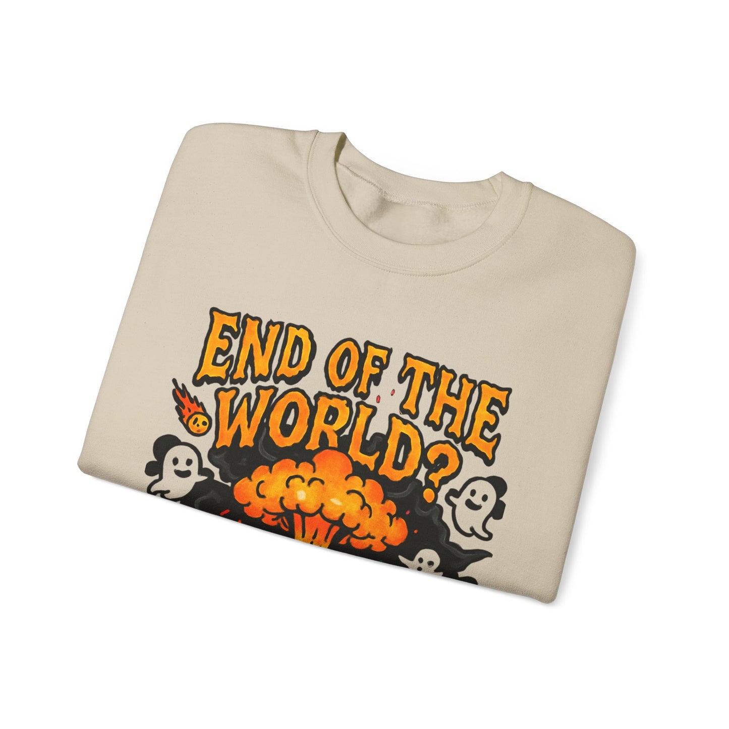 DailyVibeWear End of the World Crewneck – Graphic Streetwear - dailyvibewear