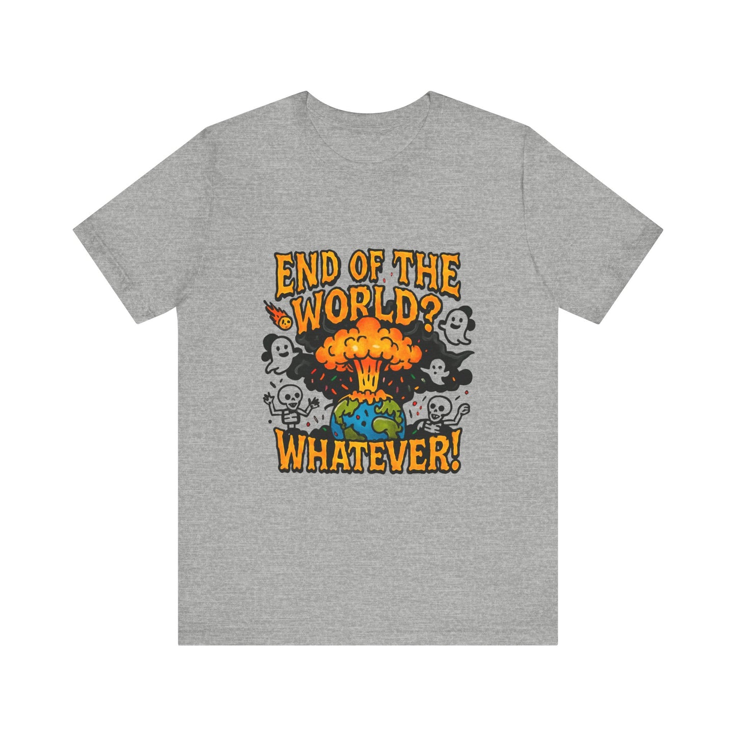 DailyVibeWear End of the World T-Shirt – Graphic Streetwear - dailyvibewear
