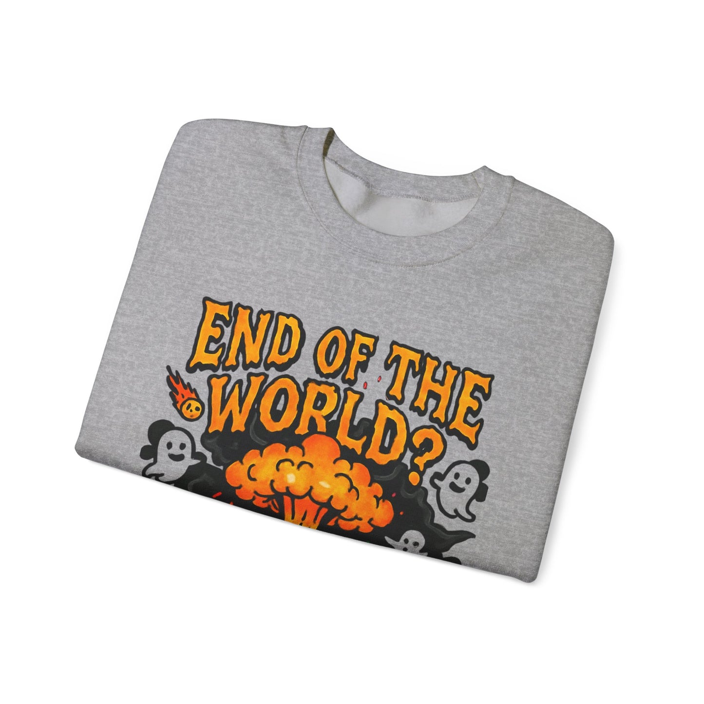 DailyVibeWear End of the World Crewneck – Graphic Streetwear - dailyvibewear