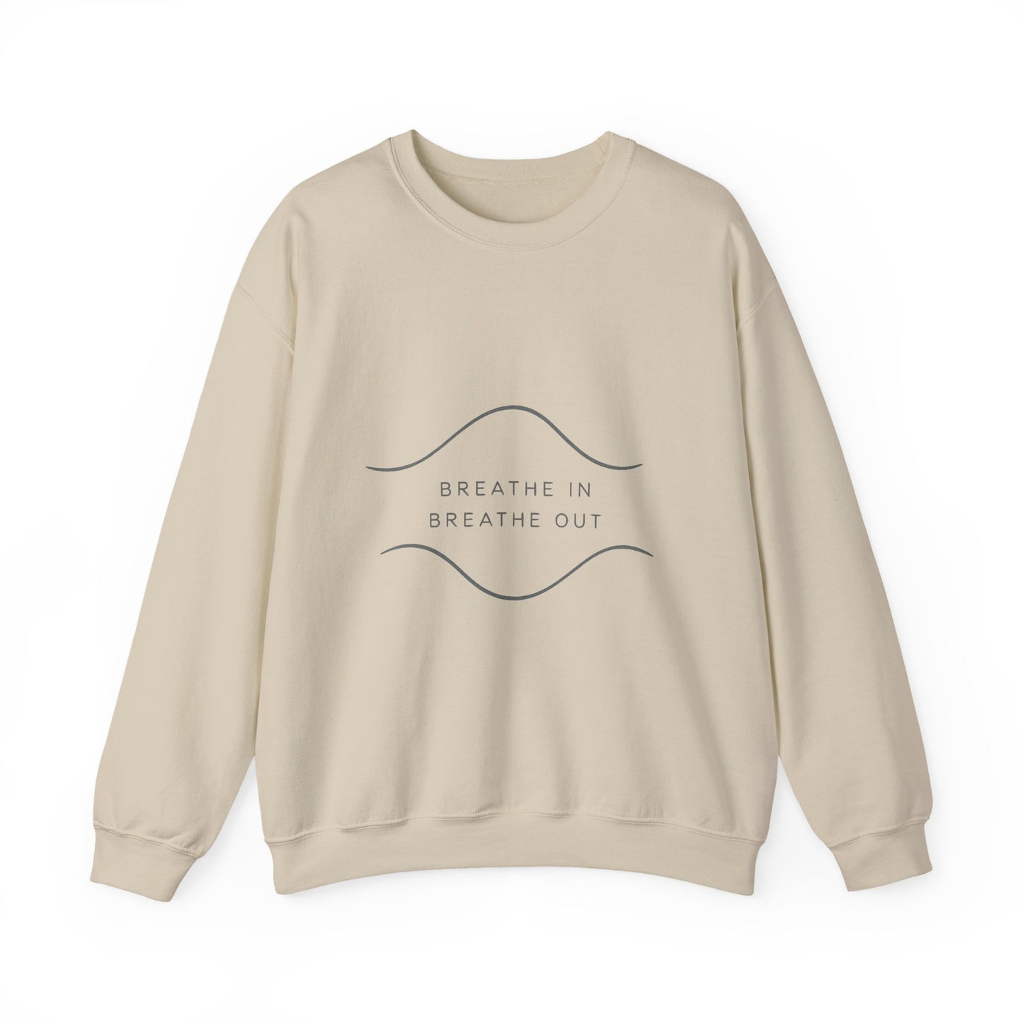 Breathe In / Breathe Out Crewneck – Minimalist Streetwear