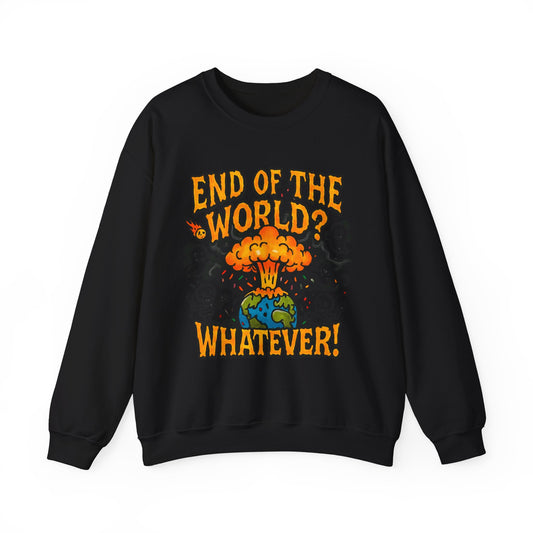 DailyVibeWear End of the World Crewneck – Graphic Streetwear - dailyvibewear