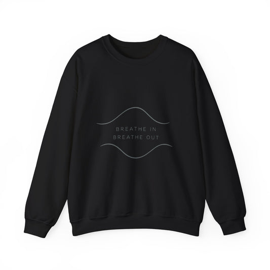 Breathe In / Breathe Out Crewneck – Minimalist Streetwear