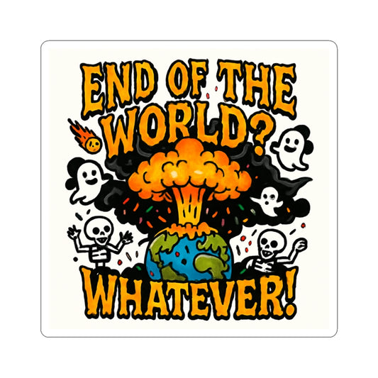 DailyVibeWear End of the World Stickers – Graphic Pack - dailyvibewear